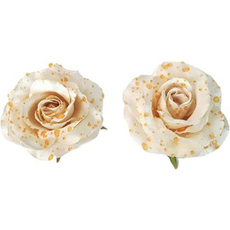 Comarco Sa Zestaw 2 białe róże pływające tkaniny