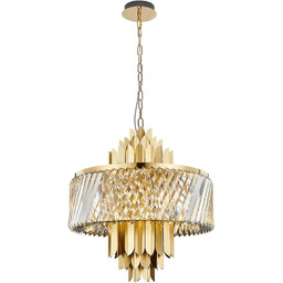 Milagro MarGOT GOLD żyrandol 9xE14