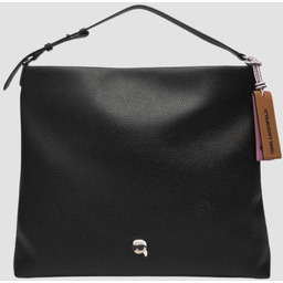 KARL LAGERFELD Czarna shopperka damska Ikon Pebble Hobo