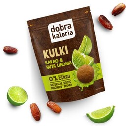 DOBRA KALORIA Kulki Kakao i Nuta Limonki (65