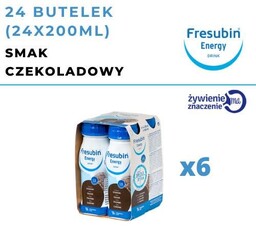 Zestaw Fresubin Energy Drink czekolada, 24x200 ml