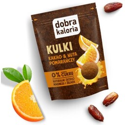 DOBRA KALORIA Kulki Kakao i Nuta Pomarańczy (65