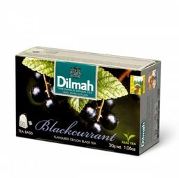 Dilmah Blackcurrant EX 20 z zawieszką
