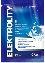 Eurowet ELEKTROLITY 5w1 25g dla psa i kota/