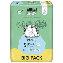 MUUMI Baby Pieluchomajtki Pants rozmiar 5 (10-15kg), 54szt.