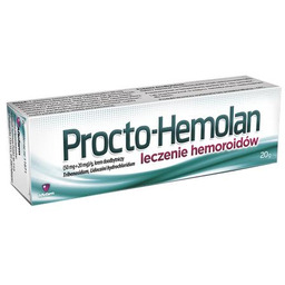 Procto-Hemolan krem, 20 g - leczenie hemoroidów