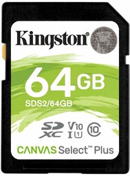 Karta pamięci SD (SDXC) Kingston Canvas Select 64GB