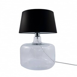 Lampa na stół BATUMI TRANSPARENT 5528BK Zuma Line