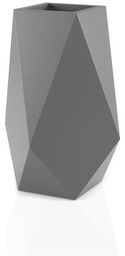 Geometryczna donica Volcano 80 cm szara