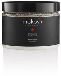 Mokosh, sól do kąpieli, żurawina, 600g