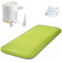 Materac dmuchany 191x76x17 cm z pompką elektryczną Intex