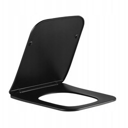 Deska Sedesowa Wc Wolnoopadająca CV-MTB-09 Slim Czarny Mat