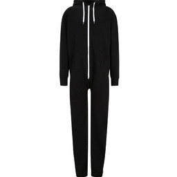 Urban Classics Kombinezon Damski Czarny z Kapturem Plus