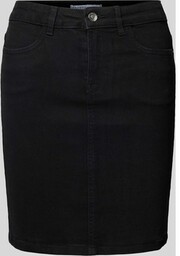 Spódnica jeansowa w jednolitym kolorze model ‘LUNA’