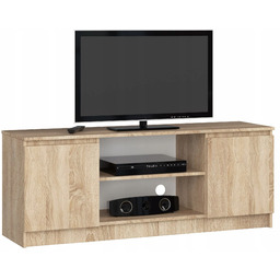 Szafka Rtv 140 cm 2D 1P Sonoma