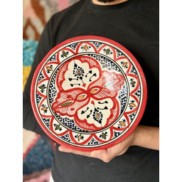 Pakamera Talerz ceramiczny Maroko, ręcznie tworzony