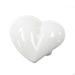 Gałka meblowa Heart Biała