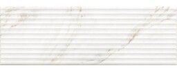 Płytka ścienna CAR white structure glossy 25x75 gat.