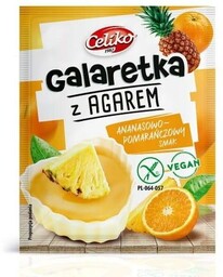 Galaretka z agarem ANANAS - POMARAŃCZA bezglutenowa 45