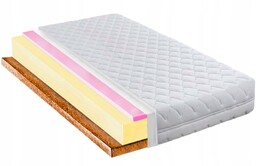 Materac 110x200 hipoalergiczny z kokosem i Hr 15cm