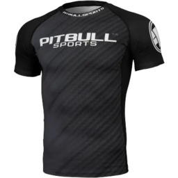 Pit Bull Rashguard Krótki Rękaw Shortsleeve Raster Grey