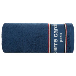 Eurofirany Ręcznik Karl 50x90 granatowy frotte 450g/m2 Pierre