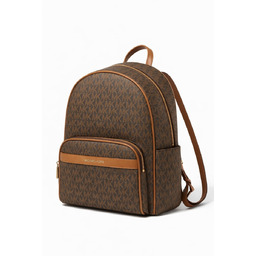 MICHAEL KORS PLECAK DAMSKI BRĄZOWY ZE SKÓRZANYMI DETALAMI