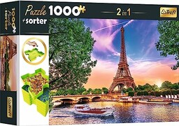Trefl 10658 Puzzle 1000 elementów, sortowanie, 6 przegródek,