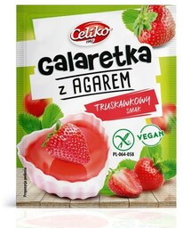 Galaretka z agarem o smaku TRUSKAWKOWYM bezglutenowa 45