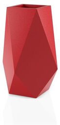 Geometryczna donica Volcano 80 cm czerwona