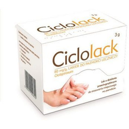 Ciclolack 80 mg/g Lakier do paznokci leczniczy, 3