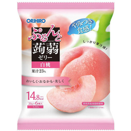 Purunto Konjac Jelly peach, galaretki o smaku brzoskwiniowym