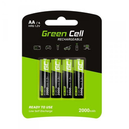 Green Cell Akumulatorki Paluszki 4x AA HR6 2000