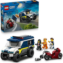 LEGO City Furgonetka policyjnego konwoju więziennego, zabawka