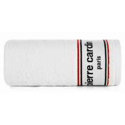 Eurofirany Ręcznik Karl 70x140 biały frotte 450g/m2 Pierre