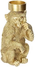 Świecznik Monkey Gold 31cm, 14 x 15 x