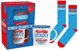 Zestaw prezentowy dla Dziadka kubek + skarpetki