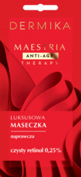 Dermika Maestria, luksusowa maseczka naprawcza, czysty retinol 0,25%,