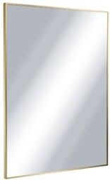Excellent Kuadro lustro wiszące prostokątne 80x60 cm złoto
