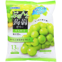 Purunto Konjac Jelly grape muscat, galaretki o smaku