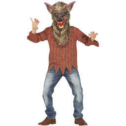 FIESTAS GUIRCA Kostium wilkołaka dla chłopców w wieku