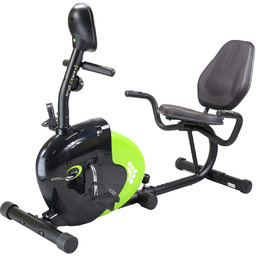 Rower stacjonarny treningowy poziomy R9259 PLUS HMS czarno-zielony