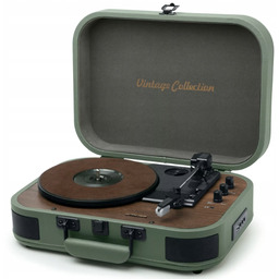 Gramofon Stereo Vintage Walizka 33/45/78 Usb Rca Muse