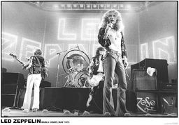 Led Zeppelin 1975 - plakat