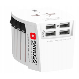 Skross Adapter uniwersalny Muv Usb 4xUSB