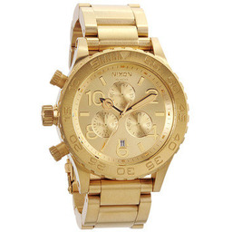 Nixon, 42-20 Chrono, All Gold
