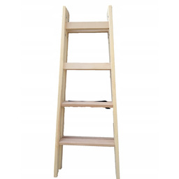 Drabina Drewniana Malarska 2x4 Rozstawna