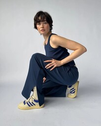 Pakamera Spodnie Relaxing navy blue