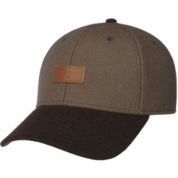 Czapka z Daszkiem Classic Patch by bugatti, brązowy,