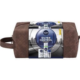 NIVEA Zestaw prezentowy męski Silver Control (Balsam po